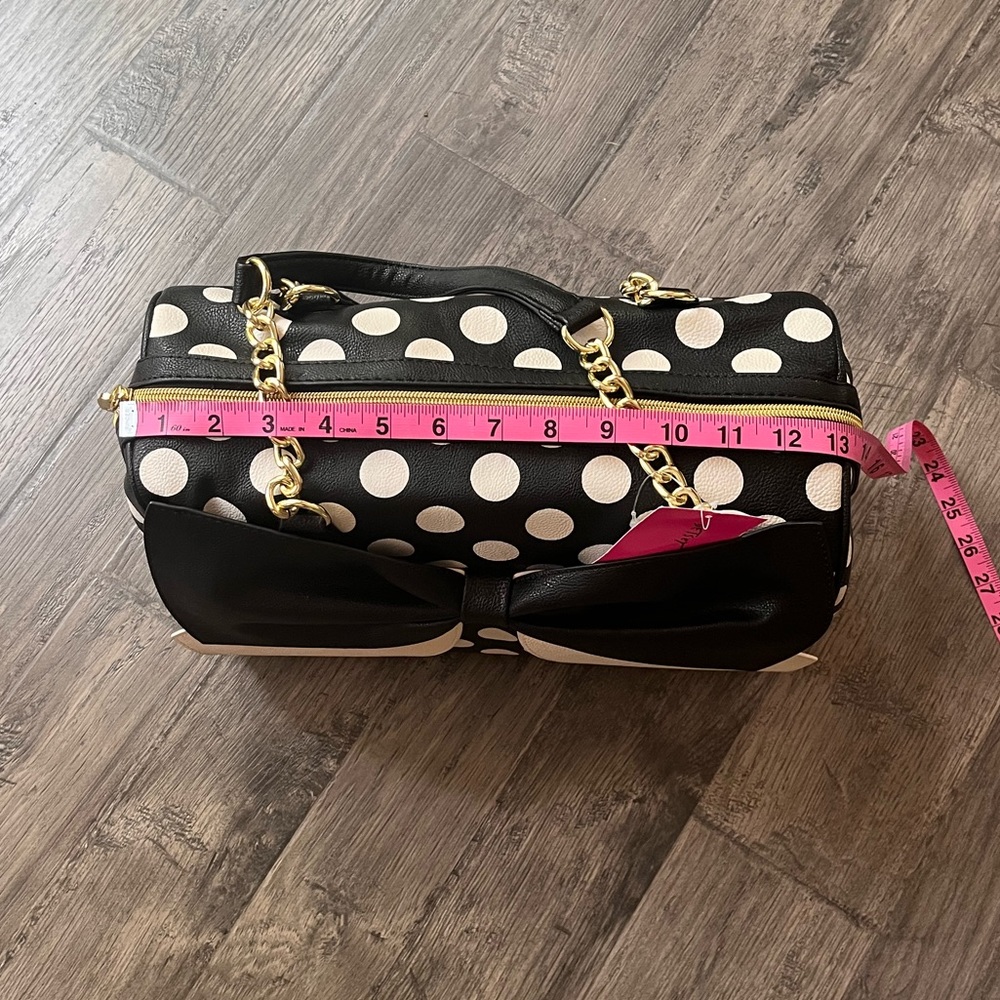 NWT Betsey Johnson Polka Dot Bag - Picture 10 of 11